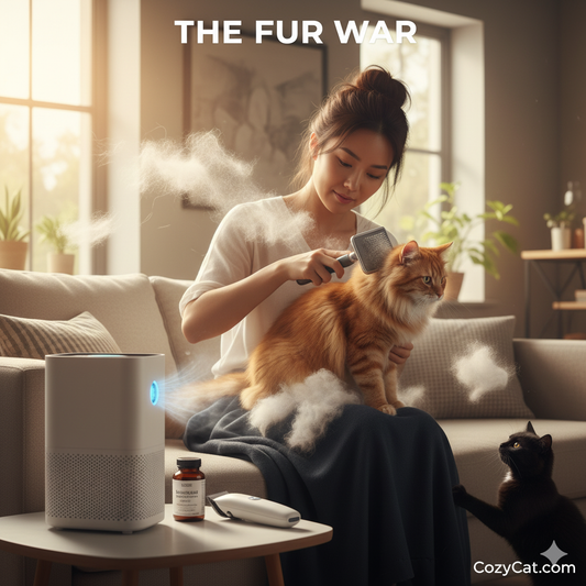 The Fur War : The Never-Ending Chore and the Ultimate Guide to Seasonal Shedding Management Tools (Products: Brush, Grooming Clipper, Air Purifier)