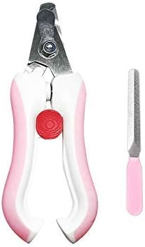 OMEM Bird Nail Clippers with Grinding Nail Scissors Tool Pet Parrot Claw Care (Pink,S)