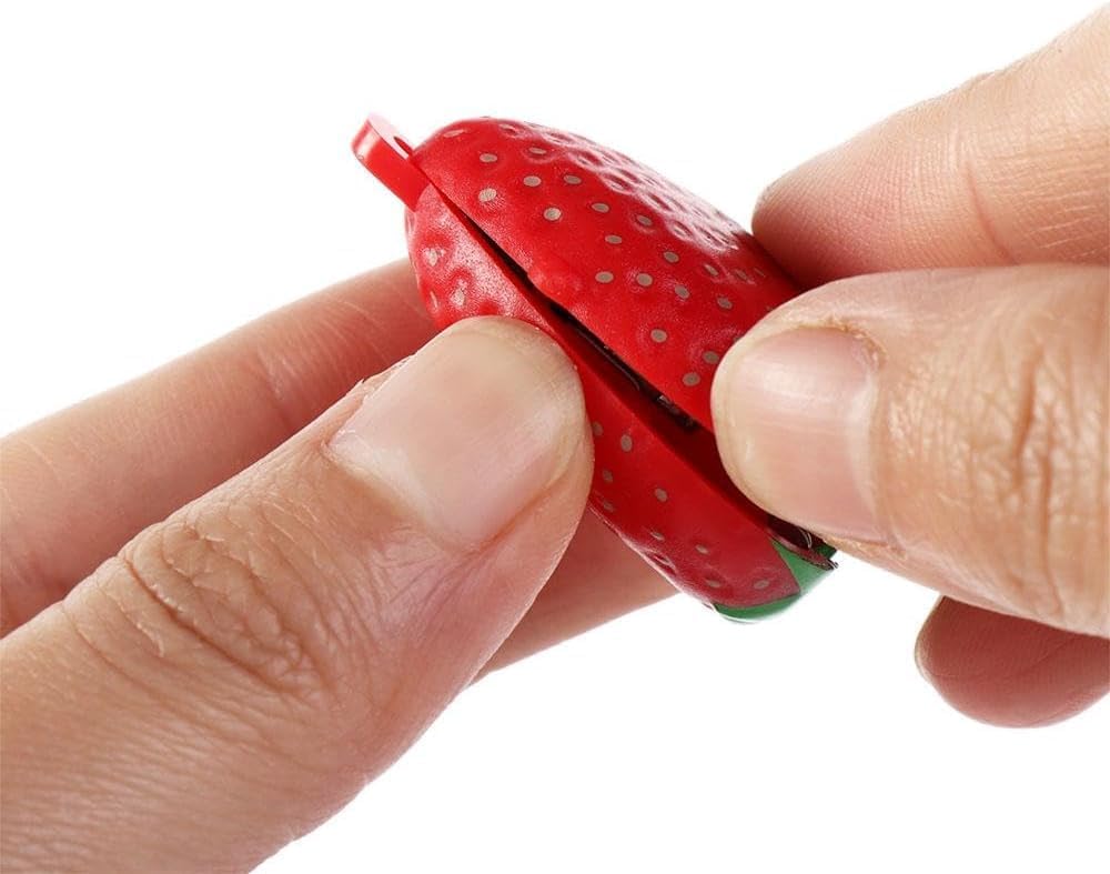 Red Finger Nail Clippers, Mini Foldable Animal Fruits Nail Clipper, Stainless Steel Travel Cartoon Nail Cutter, Figernail Clipper Cutter Nail Tools