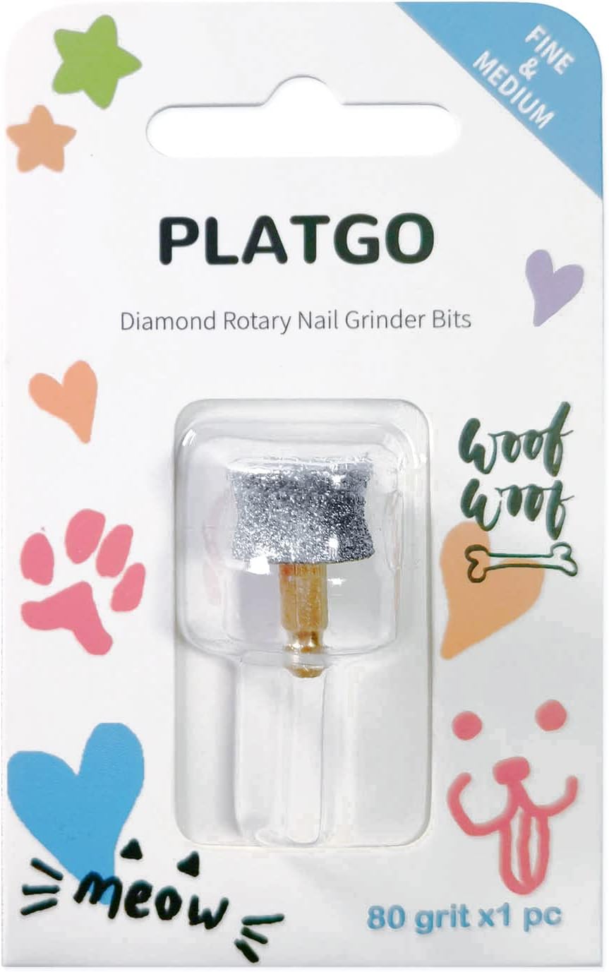 Diamond Dog and Cat Nail Grinder Replacement Heads/Bit for Casfuy, Electric File Diamond Head for Nails, Pet Nail Trimmer Head, Grinding Wheel for Dogs and Cats.(NOT for DREMEL)