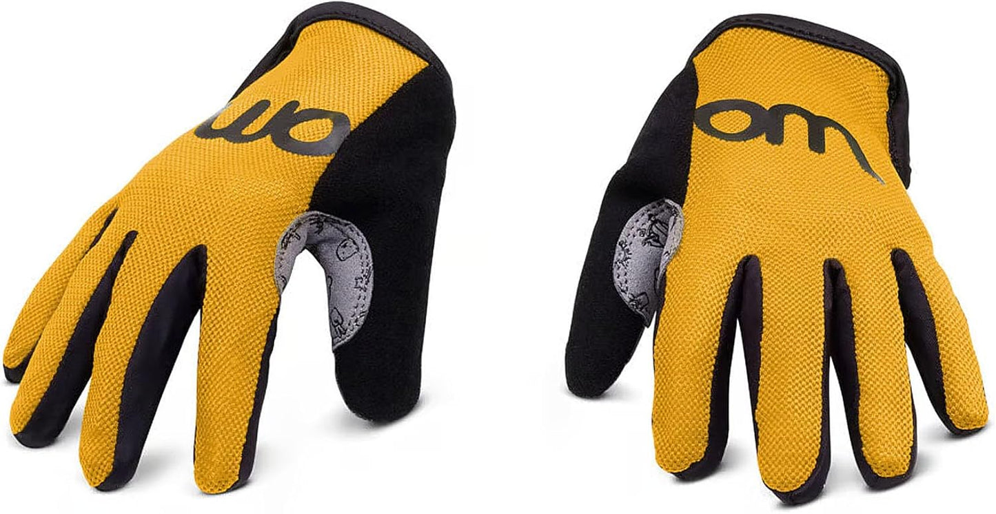 woom TENS Bike Gloves, Child’s & Youth Bicycle Full Finger Protection with Grip for Road Cycling & Mountain Biking (Boys & Girls)