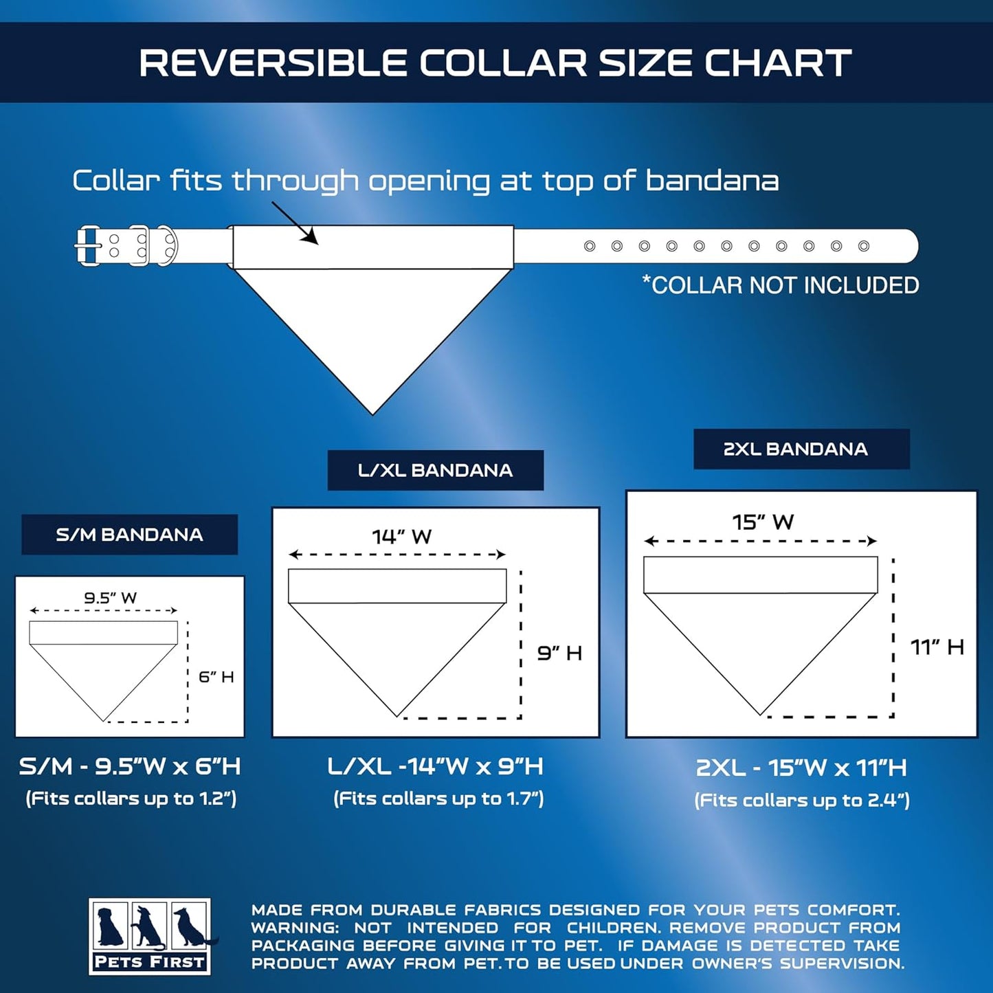 Pets First Collegiate Pet Accessories, Reversible Bandana, USC Trojans Size XX-Large