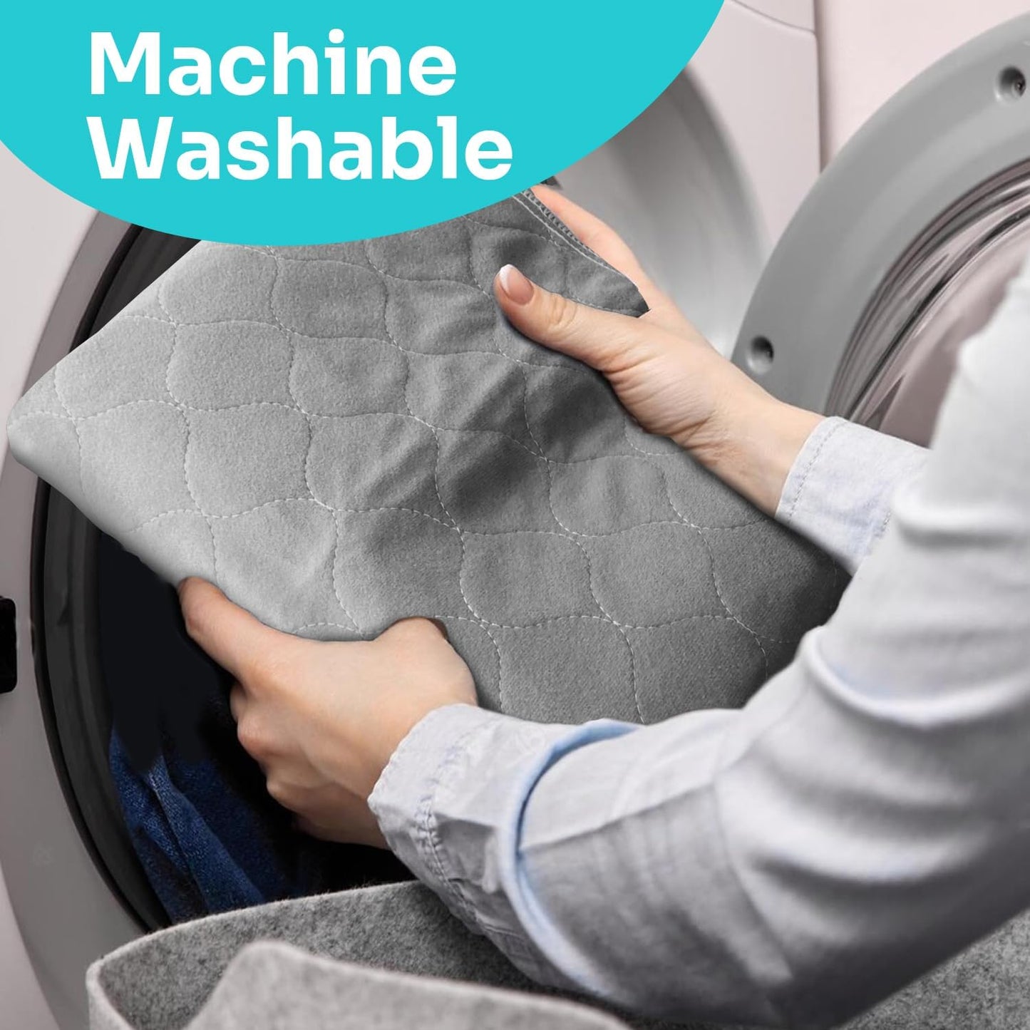 Conkote Reusable Pee Pads for Dogs Extra Large 48" x 60", Heavy Absorbency Washable Pee Pads, Waterproof & Leak-Proof Dog Training Pads Non-Slip for Pet Housebreaking, Whelping, Potty, Crate