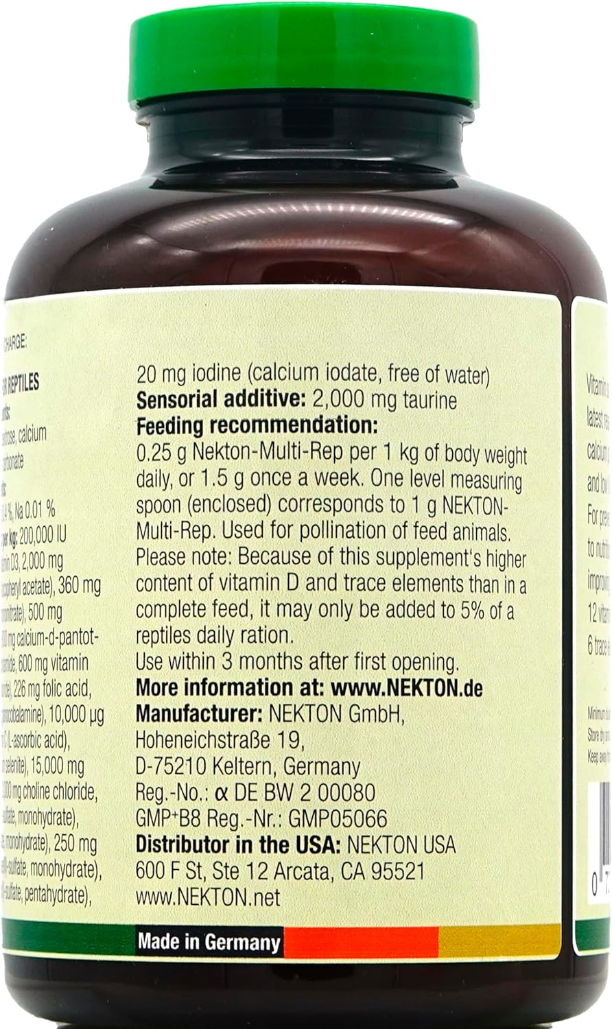 Nekton Multi-Rep Vitamin and Minerals for All Reptiles 300gm / 10.58oz