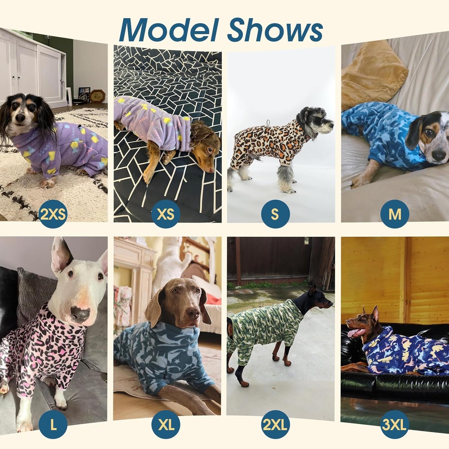 ROZKITCH Dog Clothes Large Sized Pajamas, Pet Windproof Warm Cold Weather Jacket Vest with Reflective Zipper, Jumpsuit Apparel Outfit Clothes for Medium Dog Dinosaur L