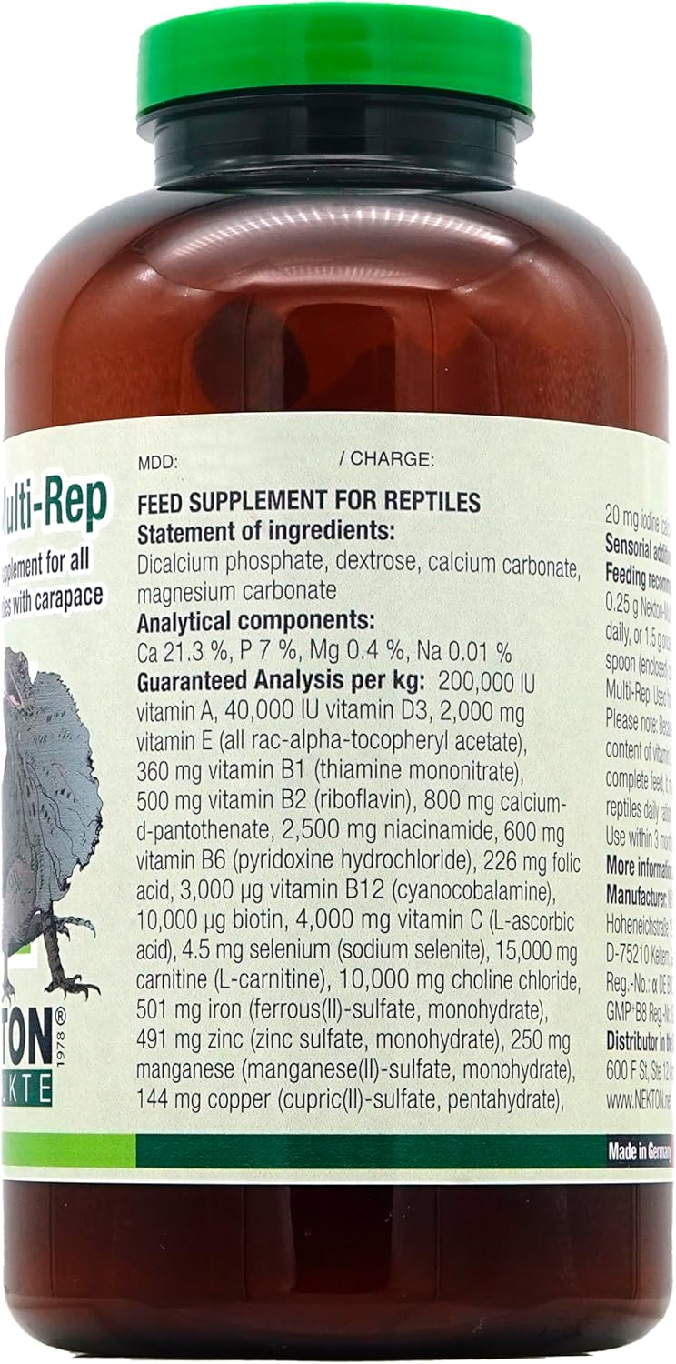 Nekton Multi-Rep Vitamin and Minerals for All Reptiles, 700gm/1.54Lb