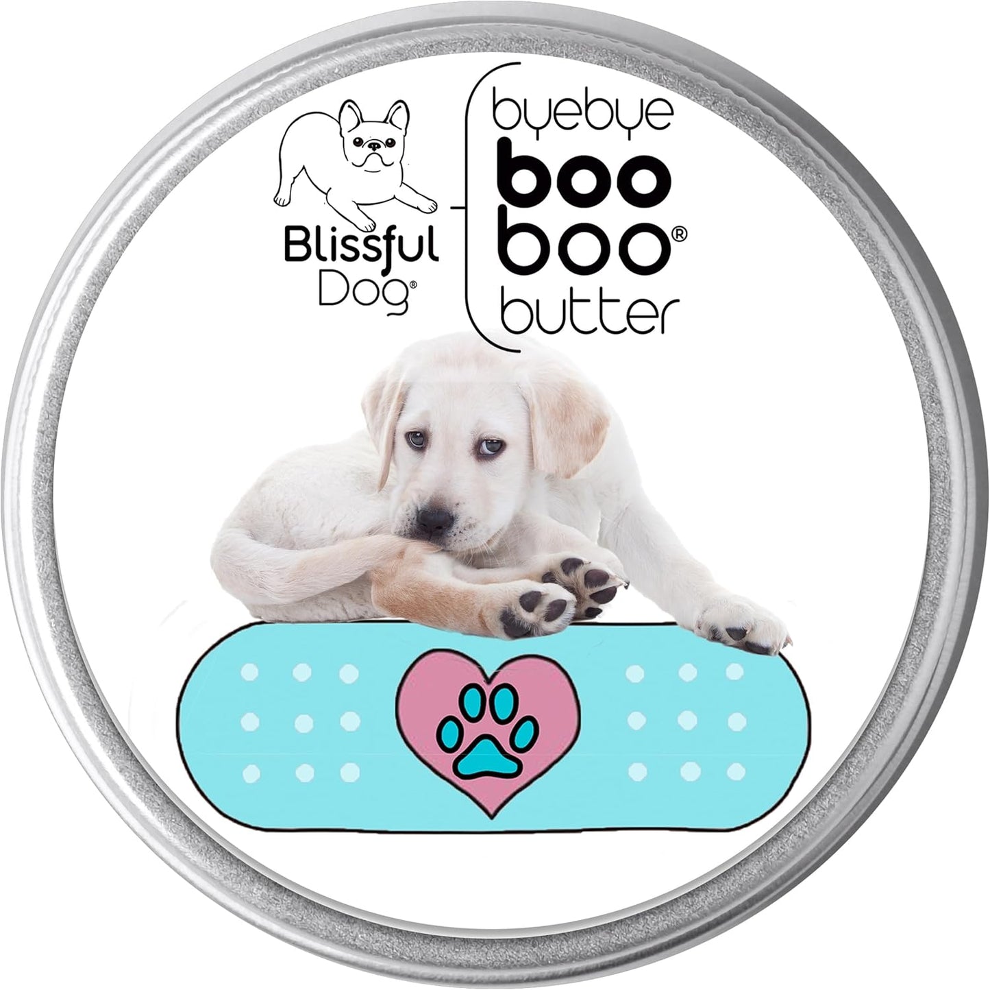 The Blissful Dog 8 oz TIN Labrador Retriever Booboo Butter