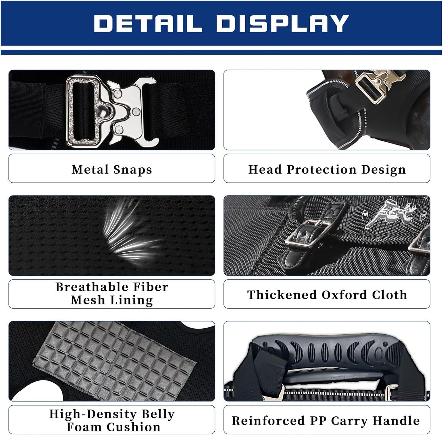 Dog Backpack Carrier - Spine-Friendly for Large Dogs(36-66lbs) Horizontal Design Dog Carrier with Adjustable Back Straps for Joint Injuries, Arthritis, Ideal for Stairs, Elderly Dogs(Size XXL)