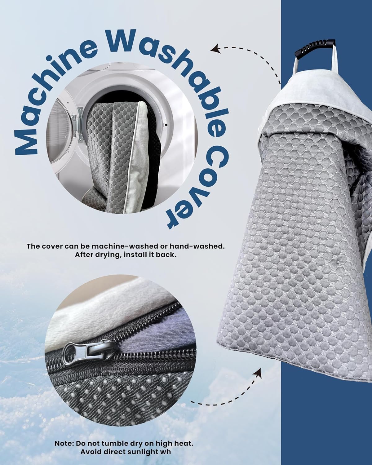 Medium Cooling Dog Bed – 35 x 31 inch Waterproof Couch Cover for Dogs Washable, Non-Slip Bottom Self Cooling Mat for Dogs, Durable & Non-Gel, Dog Couch Bed for Sofa Floor Car, Cooling Grey