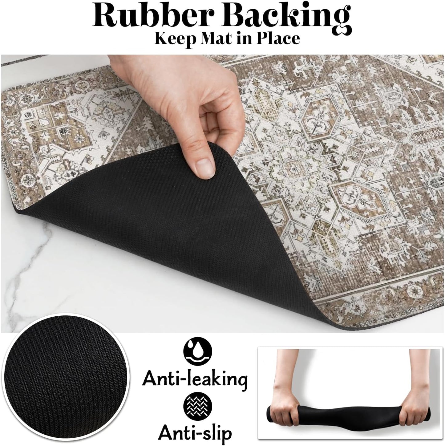 Dog Food Mats for Floors, Absorbent Dog Bowl Mat for Food and Water Dispenser Mat, Quick Dry Cat Food Mat Pet Supplies