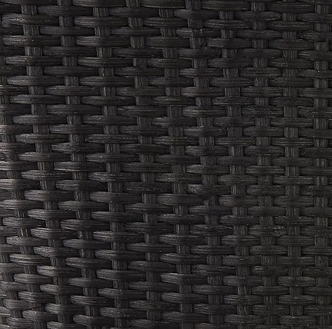 Retrospec Bicycles Cane Woven Rectangular Toto Basket with Authentic Leather Straps and Brass Buckles