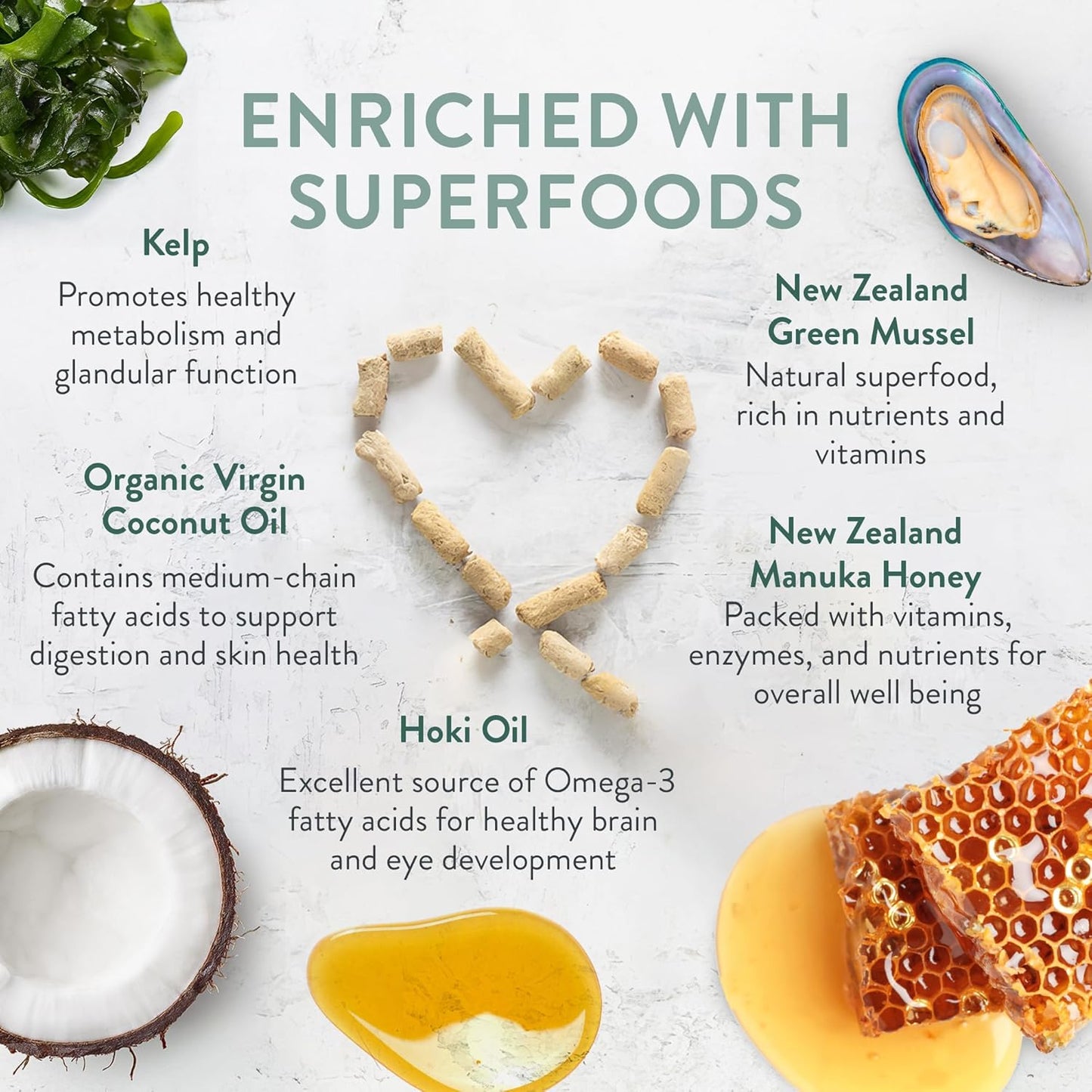 WOOF Wild Goat Freeze Dried Raw Dog Food, Mixer, or Topper, or Treat - High Protein, Natural, Limited Ingredient Recipe 9.9oz