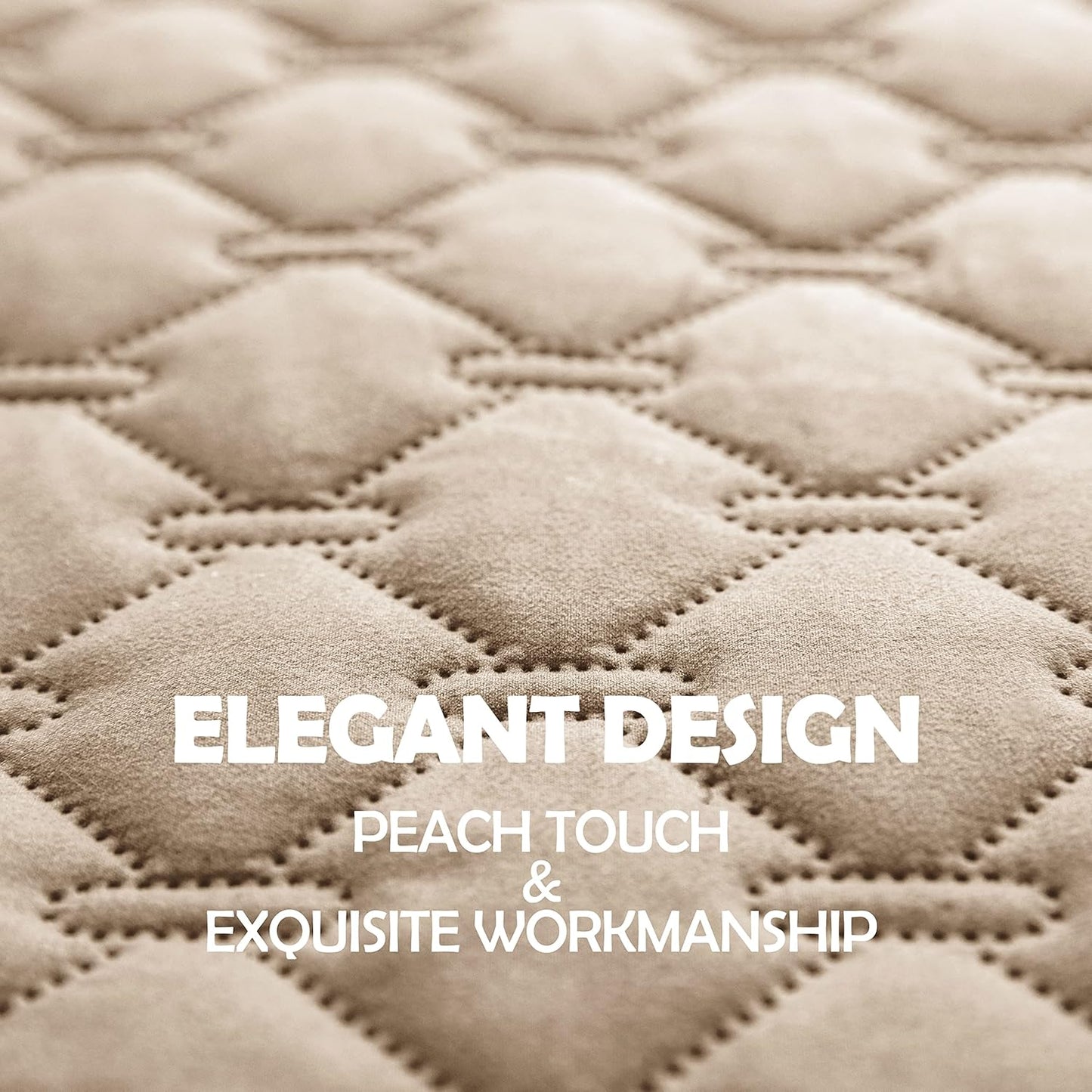 gogobunny 100% Double Sided Waterproof Dog Blanket Soft Pet Bed Cover Reversible Protect Furniture Couch Sofa Car for Puppy Cat Kids (Dark Beige/Light Beige, 30x80 Inch (Pack of 1))