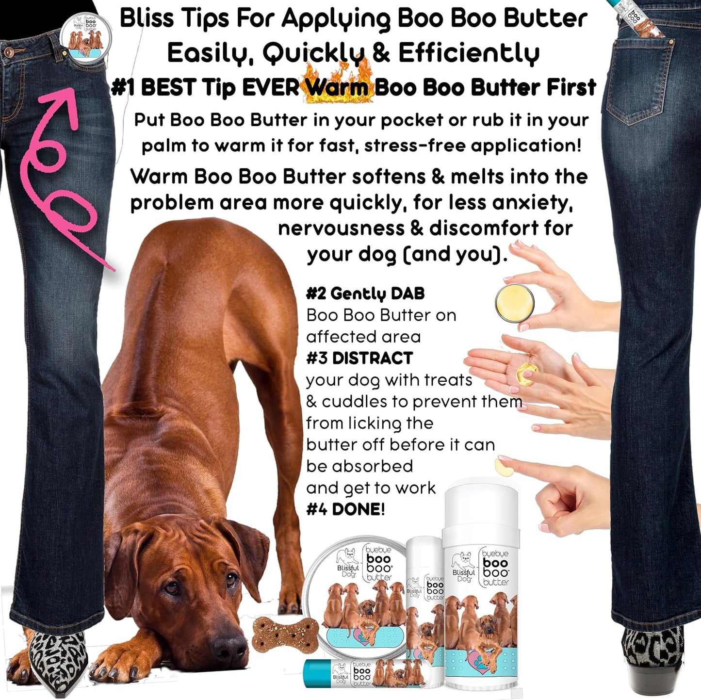 The Blissful Dog 2 oz TIN Rhodesian Ridgeback Booboo Butter
