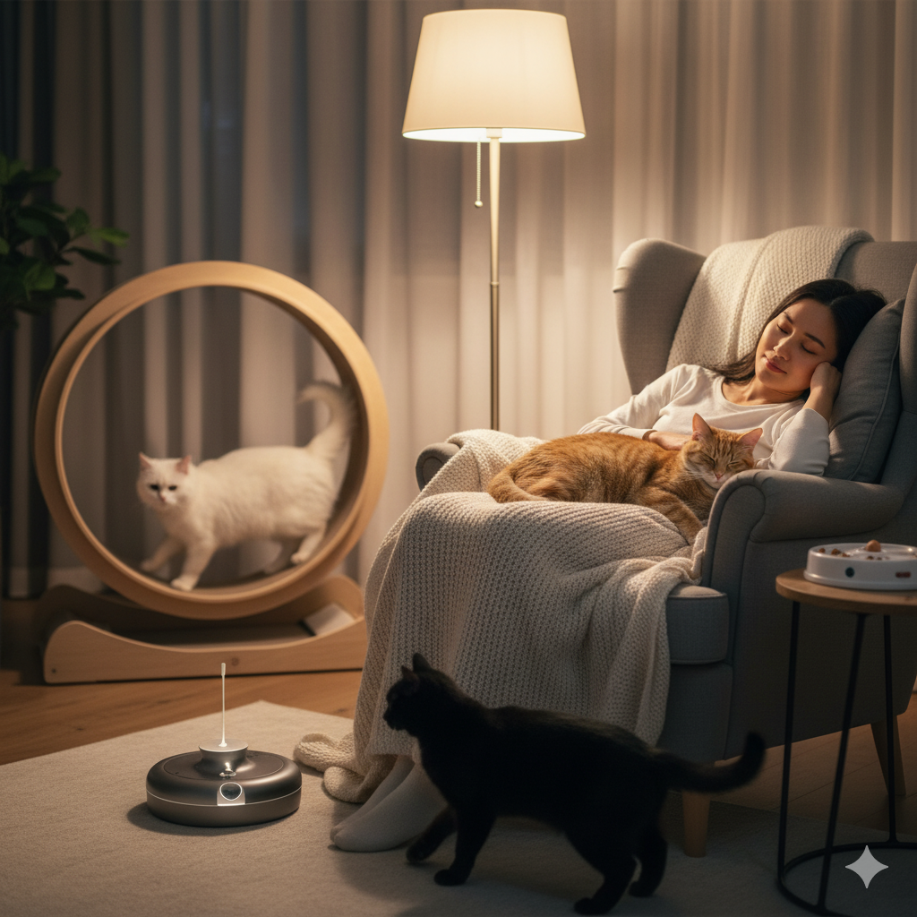 Why is Our Cat Crying at Night?: Play Methods and Tips for Resolving Feline Nocturnal Activity