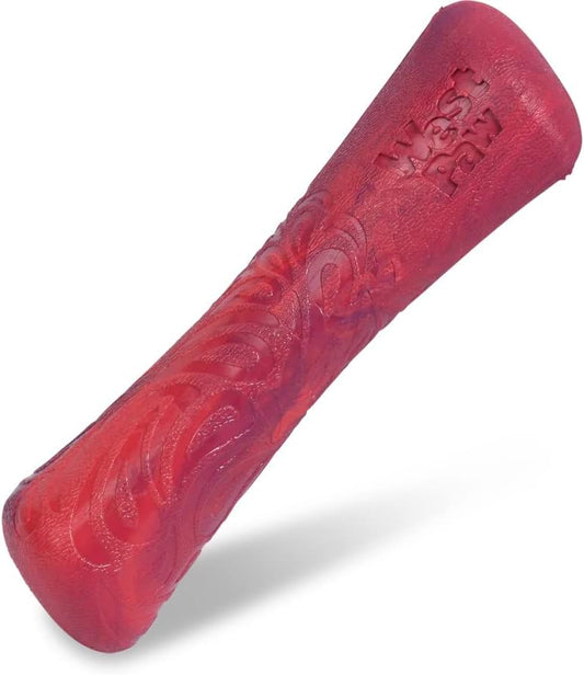 WEST PAW Seaflex Drifty Dog Toy – Machine Washable Dog Toys for Moderate Chewers – Eco-Friendly Zogoflex Toys for Dogs – Perfect for Gnawing, Fetch, Catch, Pet Training – 8.5" Large, Hibiscus
