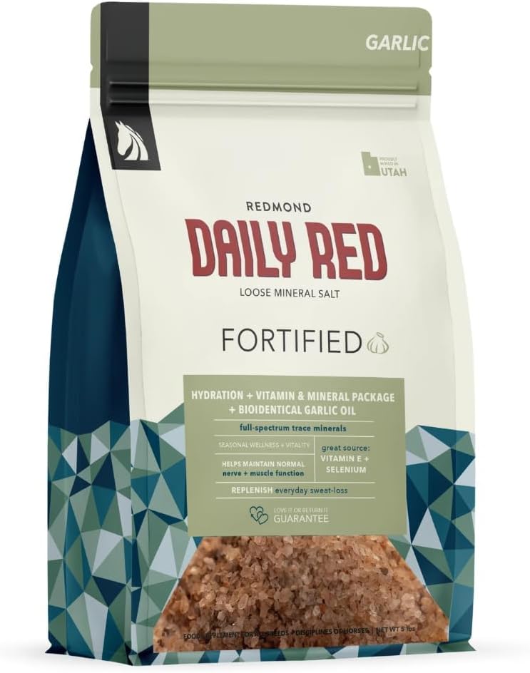 Daily Red Fortified w/Garlic - Horse Vitamin & Mineral Supplement 5 lb Pouch