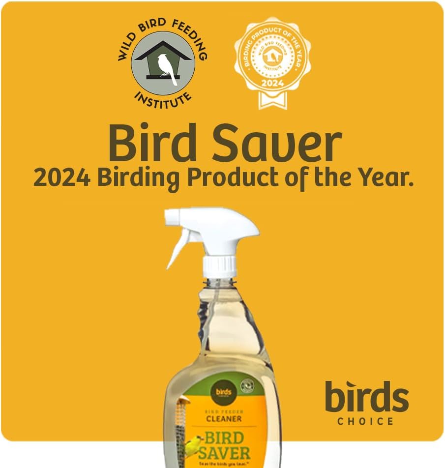 Birds Choice Bird Feeder, Bird House, and Bird Bath Cleaner, 32 oz. – Safe for Birds, Keep Your Birdhouse and Feeders Clean for Greater Bird Activity