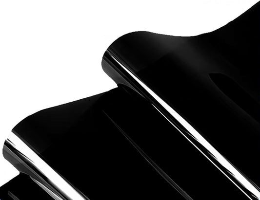 Fish Tank Aquarium Background - Black, Electrostatic Adhesion, Glue-Free, Easy Installation, Traceless Removal, Size 11.8 X 39 Inch