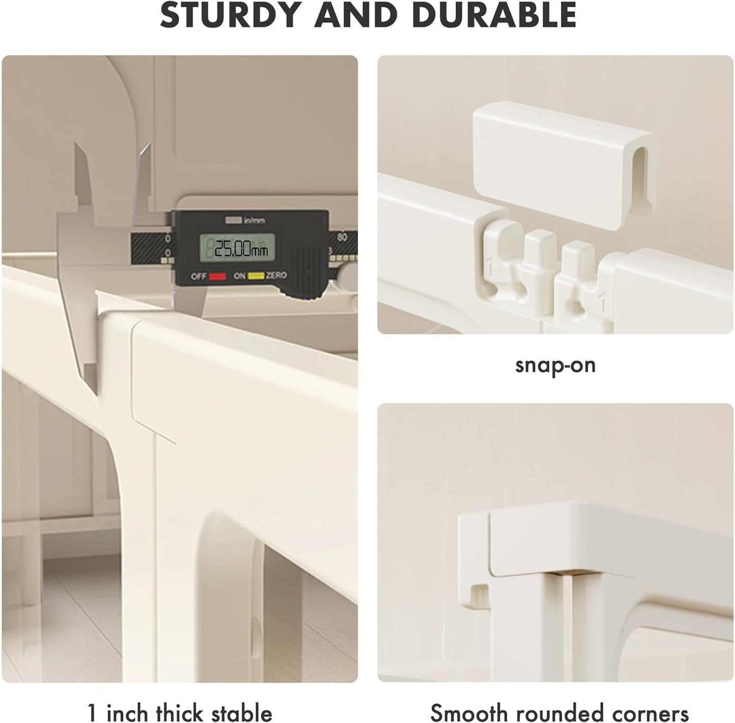 Acrylic Dog Playpen with Door, 24" 10PCS Clear Pet Play Pen Indoor for Small Animals, Transparent Puppy Fence Kennel Rabbit Ferret, Doggie Cages Yard Easy Assemble