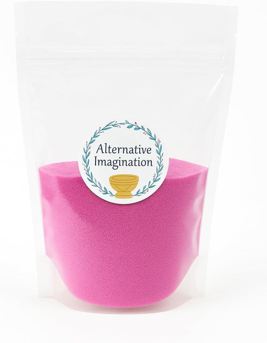 Lavender Sand - Fine Sand for Zen Garden, Resin Incense Burner, Smudge Bowl, Ritual Incense, Cast Iron Cauldron, Unity Ceremony, Sensory Bin Table, Mandala, Crafts by Alternative Imagination (1 Pound)