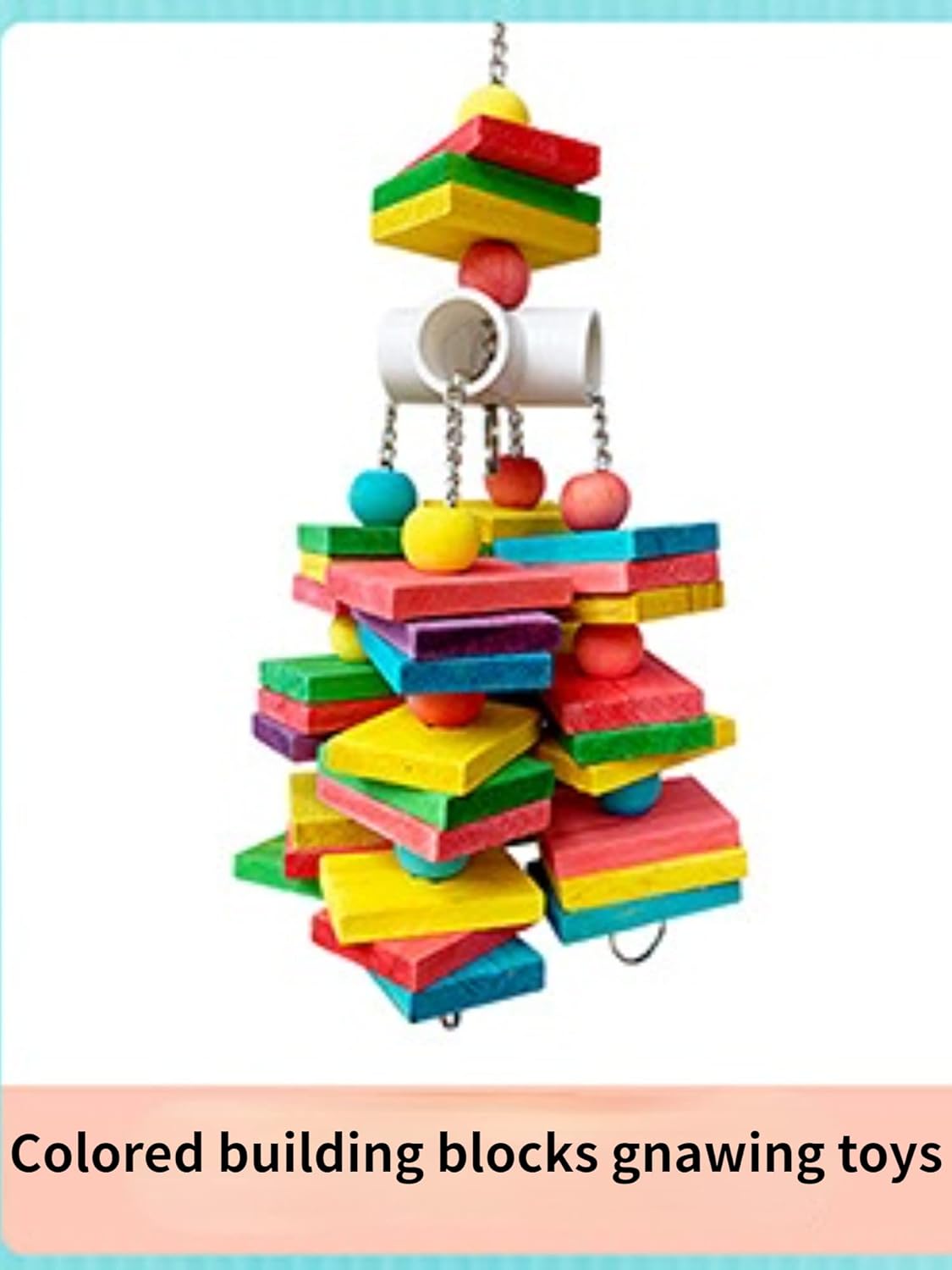 Bird Spiral Rope Perch, Hemp Rope Swing Perch, Cage Stand Pole Accessory, Standing Climbing Toy for Parrot, Parakeet, Budgies, Lovebirds, Cockatiels (Large, Yellow, Cotton, Iron)