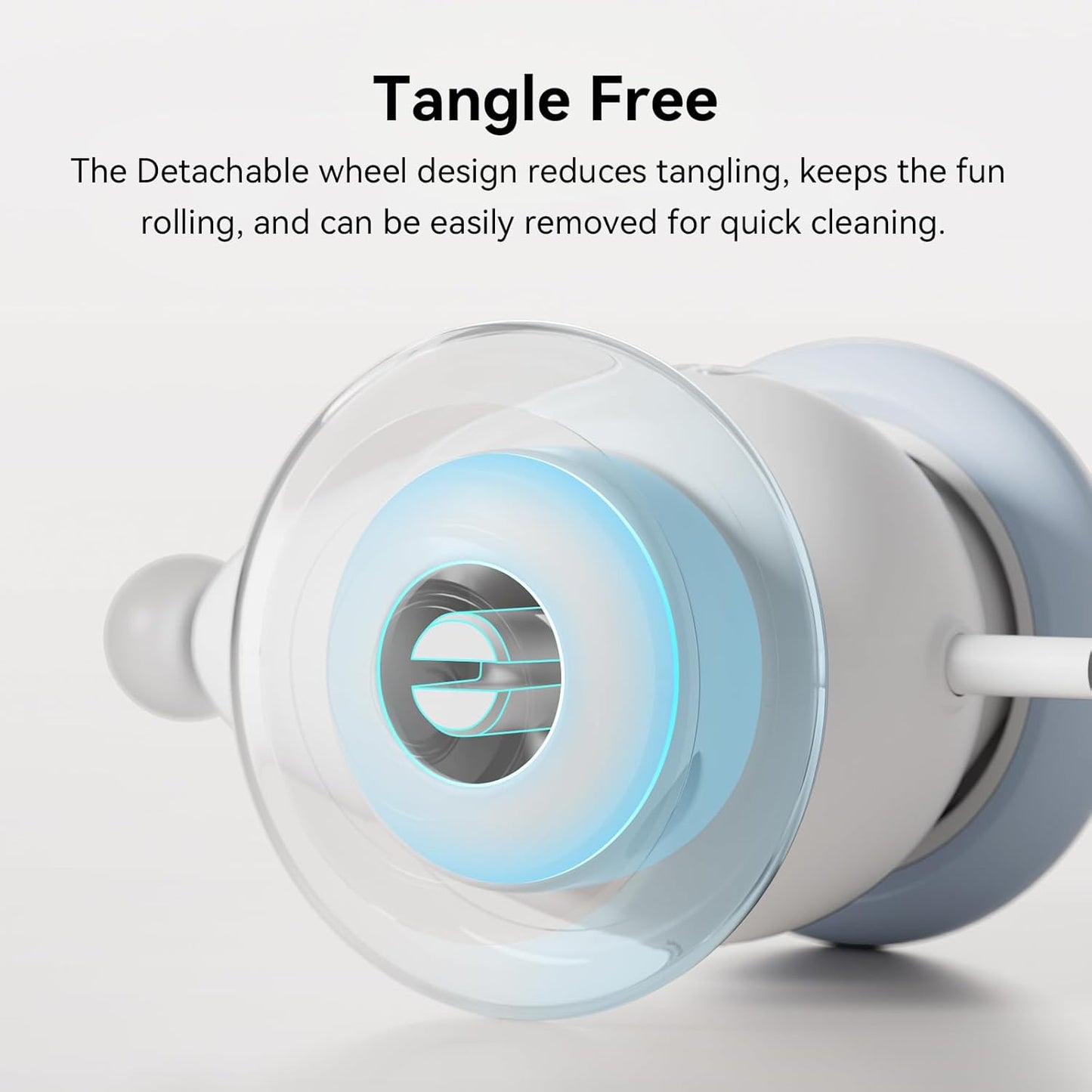 Cheerble Interactive Cat Toys for Indoor Cats, Automatic Moving Kitten Toys, Wicked Mouse Neo Cat Toy with Tail & Lights, Pet Cat Supplies, Rechargeable Cat Toys for Bored Indoor Adult Cats,Blue