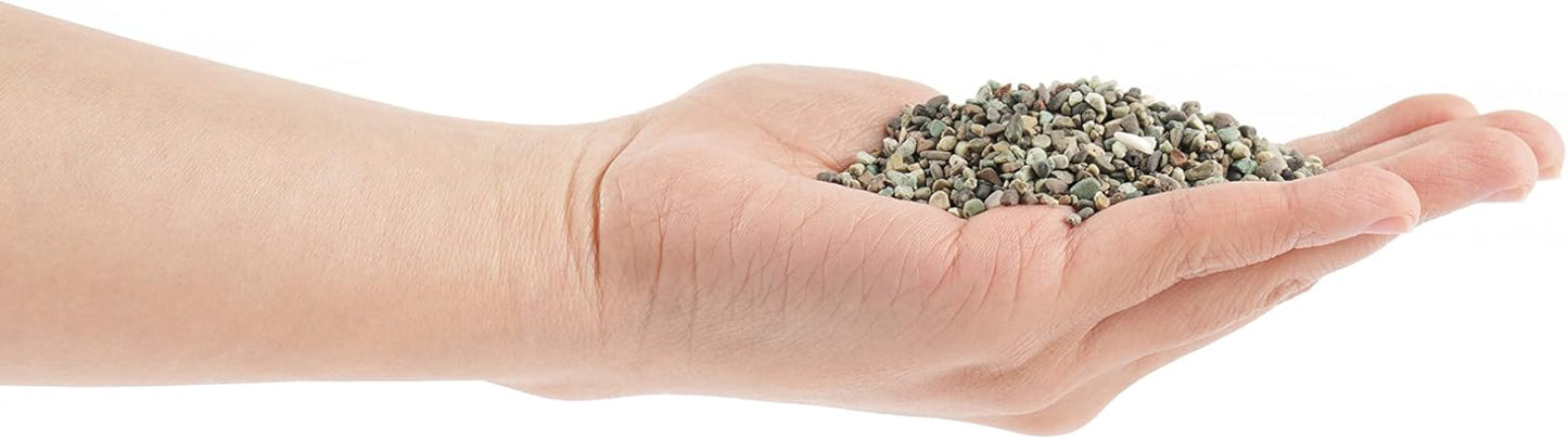 LANDEN Thoreau Aquarium Sand for Aquascape 2L(7lbs), Fish Tank Gravel, Aquarium Natural Cosmetic Gravel, Fish Tank Decorative Sand, Coarse Sand for Plants, 2-3mm