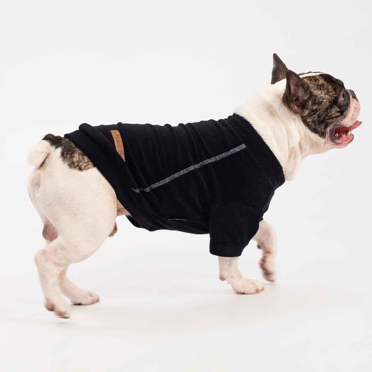 Fitwarm 3 Pack Classic Fleece Dog Sweater, Winter Clothes for Small Dogs Boy Girl, Turtleneck Dog Sweatshirt, Pet Pullover Jumper, Cat Apparel, Black, Olive Green, Cream, Large