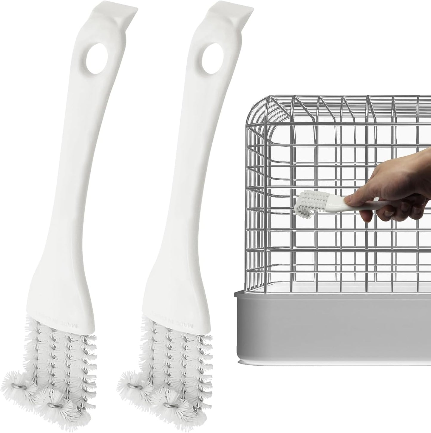 2Pcs Bird Cage Long Handle Shovel Cleaner, Bird Cage Tool Accessories Supplies, for Better Cleaning of Bird Droppings from Pet Cages Parrot Cages Bird Perches