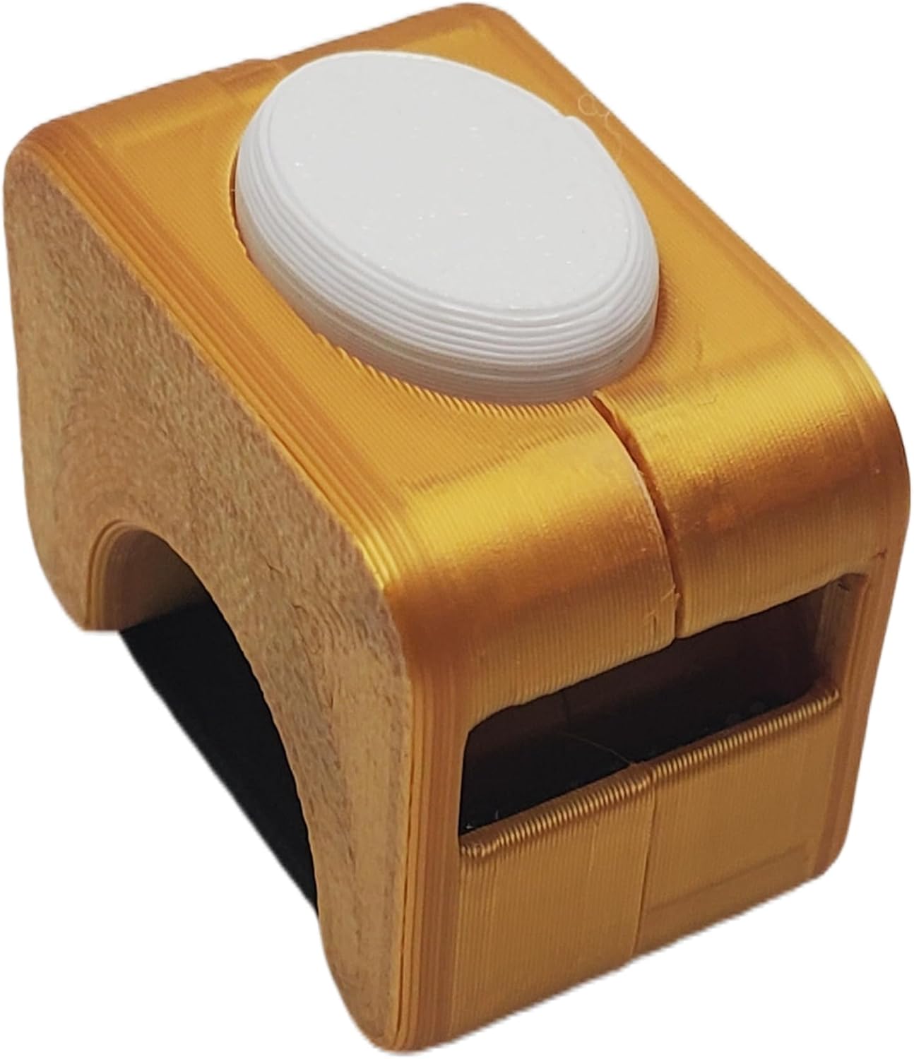 Flex Clicker Premium Hands-Free Training Ring | Dog Clicker for Training | Puppy Trainer | Pet Tool for Dogs, Cats, Horses & Birds | Multiple Colors Available (Metallic Gold)