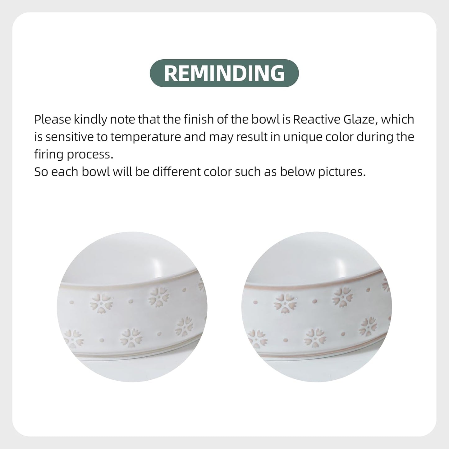 6.1inch Ceramic Set of 2 Dog and Cat Bowls, Food and Water Bowls for Toy Breed Dogs, Kitty, 2pcs Pet Dishes, Cat Feeder(2Dishes, White with Snowflake Pattern)