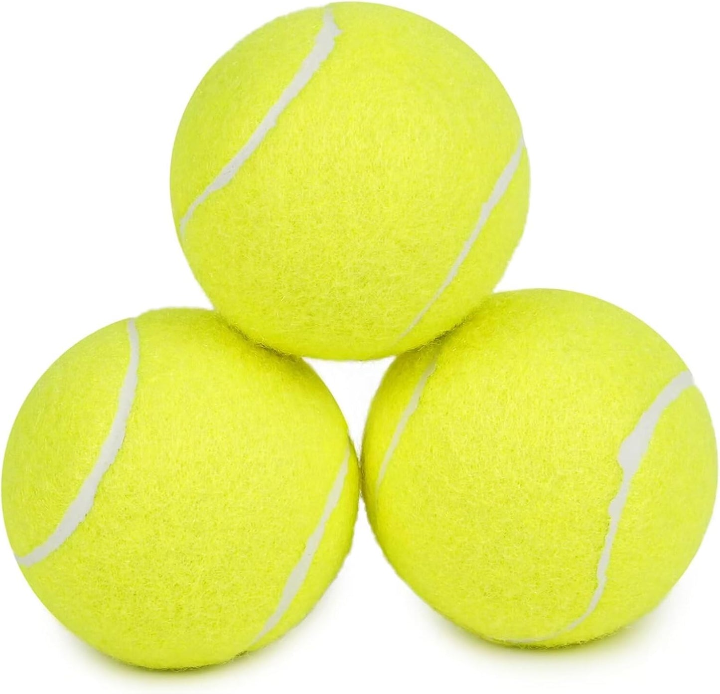 Prime Pets Tennis Balls for Dogs, 2.5 Inch Thick Bouncy Dog Ball, Interactive Dog Toys for Indoor Outdoor, Fetch Balls for Medium, Large Dogs