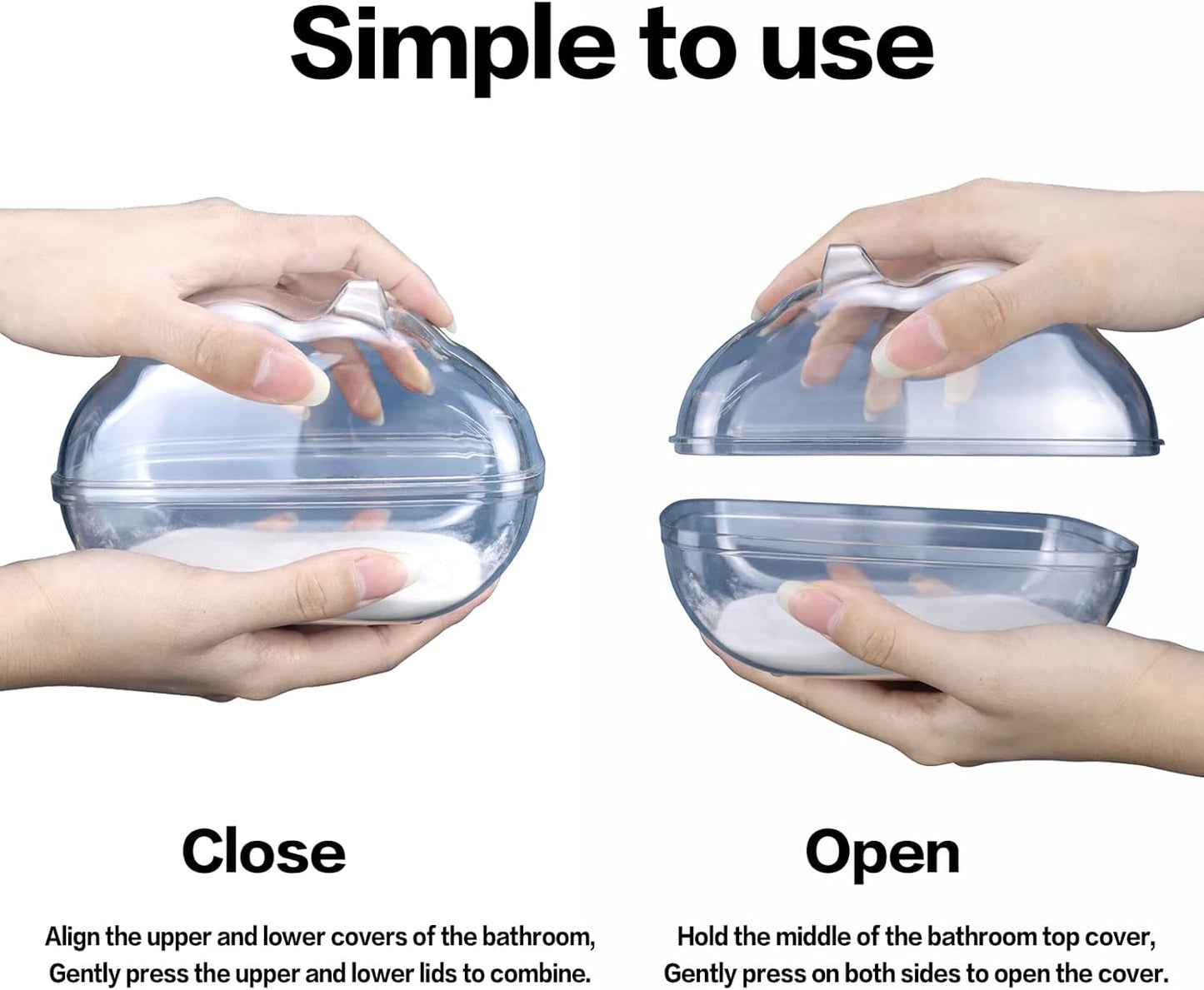 Hamster Bathtub,Hamster Bathroom,Small Animal Habitat Décor,Sand Bath Container Transparent Beds,Hamster Bed,Ice Bathtub,Sleep Pad Nest,Sand Bath Box for Cage Accessories（M）