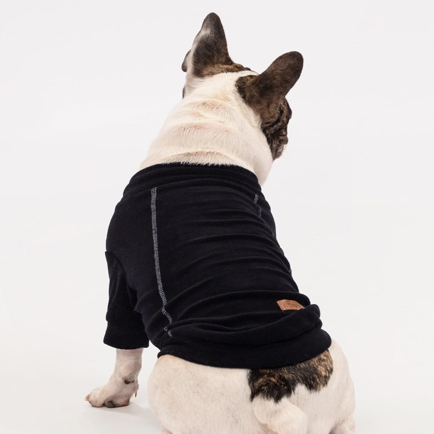 Fitwarm 3 Pack Classic Fleece Dog Sweater, Winter Clothes for Small Dogs Boy Girl, Turtleneck Dog Sweatshirt, Pet Pullover Jumper, Cat Apparel, Black, Olive Green, Cream, XS