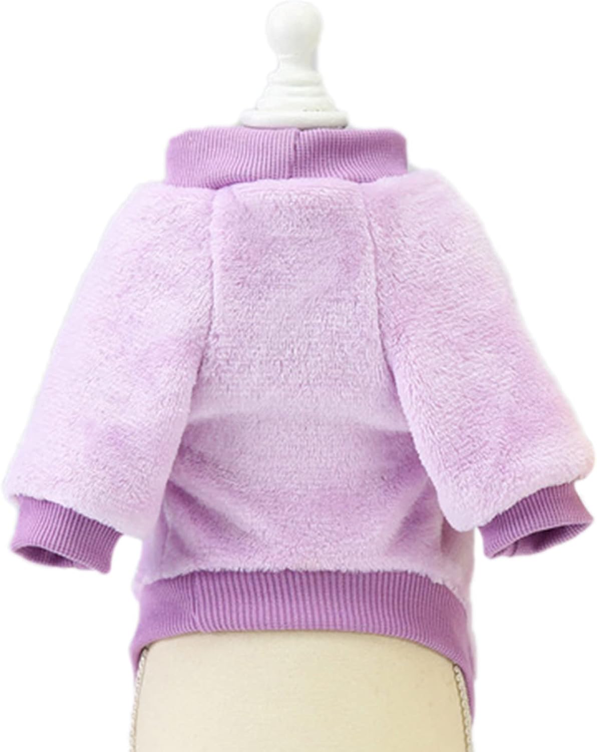 Jecikelon Pet Dog Clothes Dog Sweater Soft Thickening Warm Pup Dogs Shirt Winter Puppy Sweater for Dogs (Z01-Purple, X-Large)