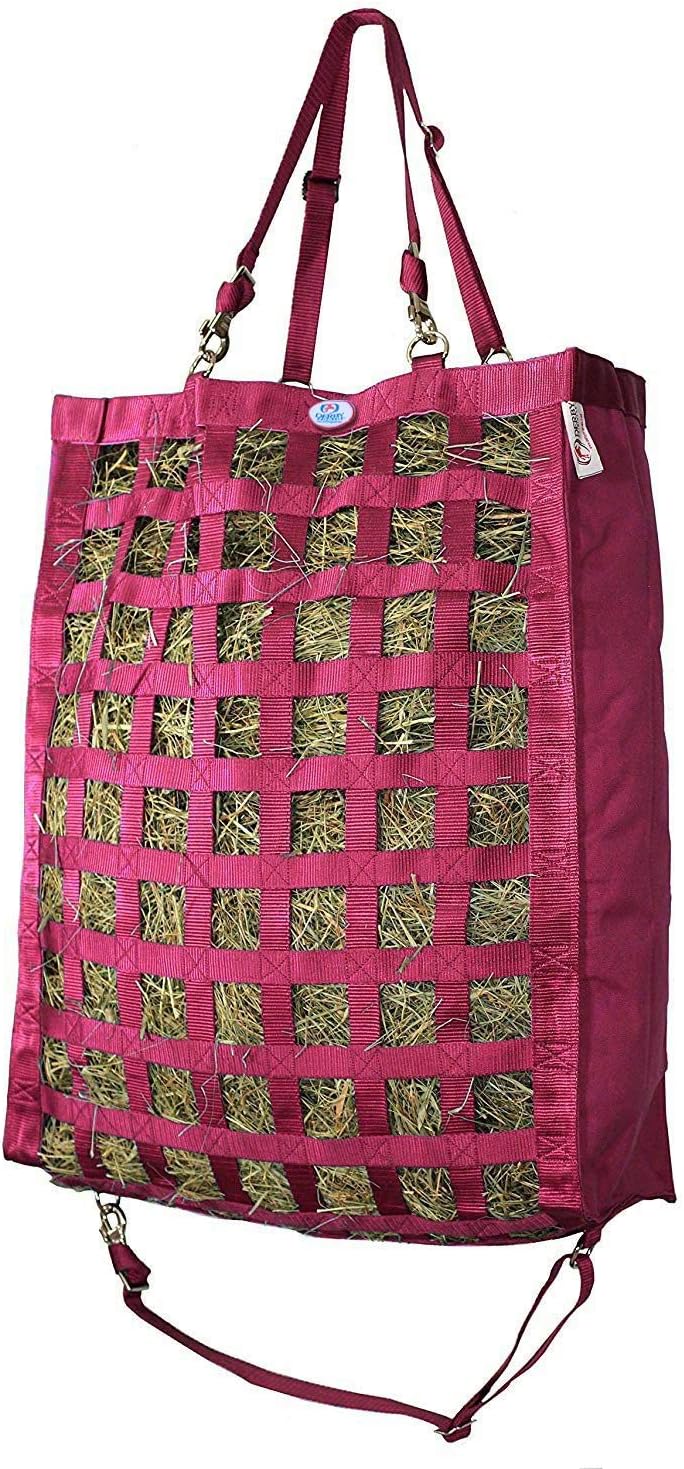 Derby Originals Front Web Slow Feeder Horse Hay Bag Super Tough Bottom with 6 Month Warranty