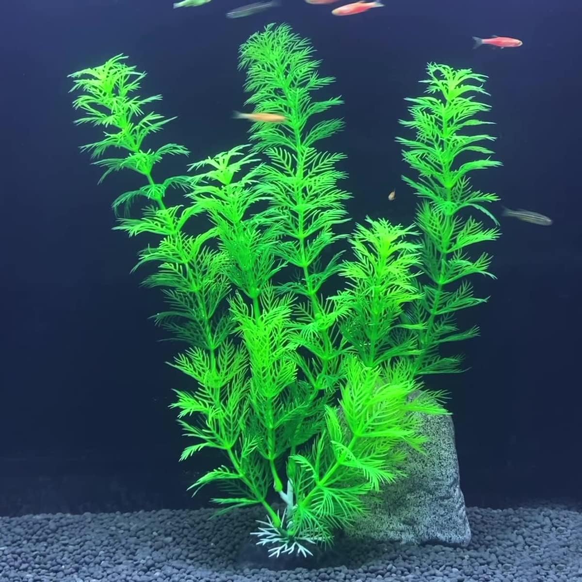 Artificial Aquarium Plants Plastic, Fake Plants for Aquarium Fish Tank, Realistic Plant 10PCS