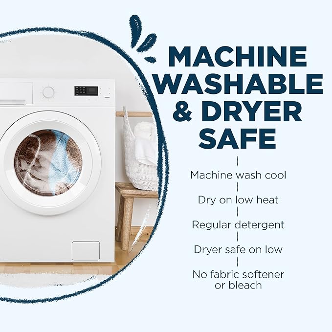 Soggy Doggy Super Shammy Dog Towel - Microfiber Chenille Towel for Drying Dogs and Cleaning Paws - Fast Drying with Hand Pockets for Ease (Navy Blue, 31” x 14”)