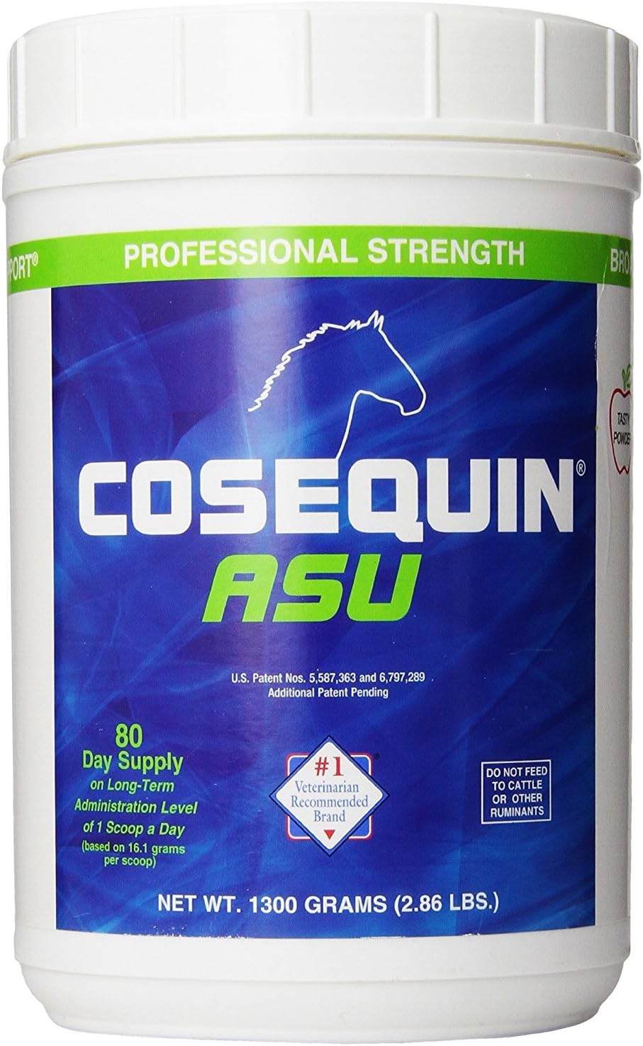 Nutramax Cosequin ASU Joint Health Supplement for Horses - Powder with Glucosamine, Chondroitin, ASU, and MSM, 1320 Grams