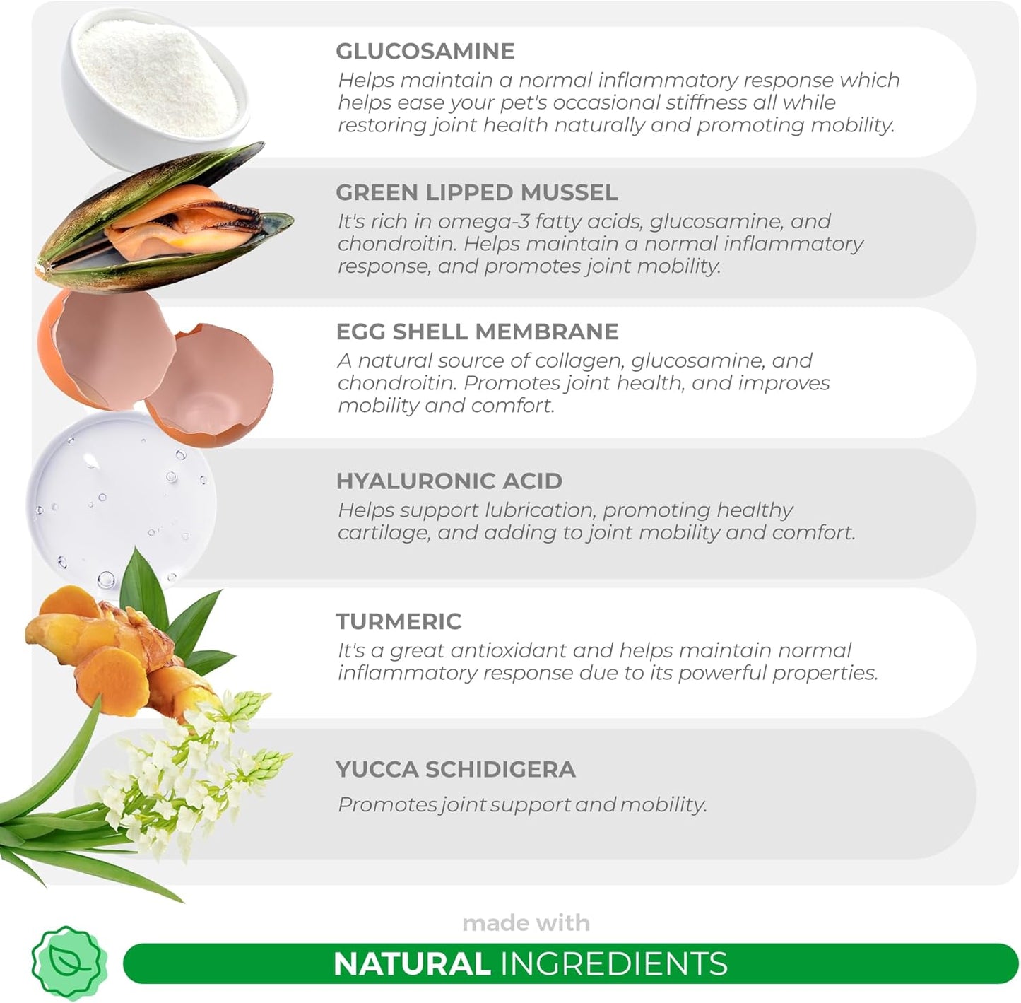 Hip and Joint Support for Dogs - Max Strength - 90 Soft Chews - with Green Lipped Mussel, Glucosamine, Turmeric, Fish Oil, MSM and Yucca Schidigera.