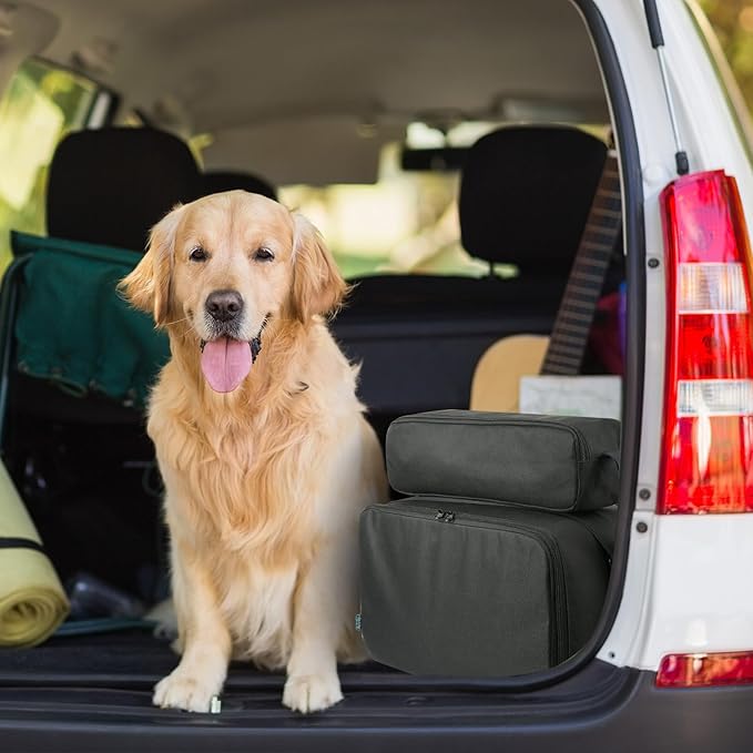 Beautyflier Pet Grooming Supplies Organizer, Protective Tote Bag Case for Pet Grooming Kit & Vacuum Suction Dogs Cats Hair, Travel Pouch Bag for Pet Dog Grooming Vacuum Kit, Bag Only (Black)