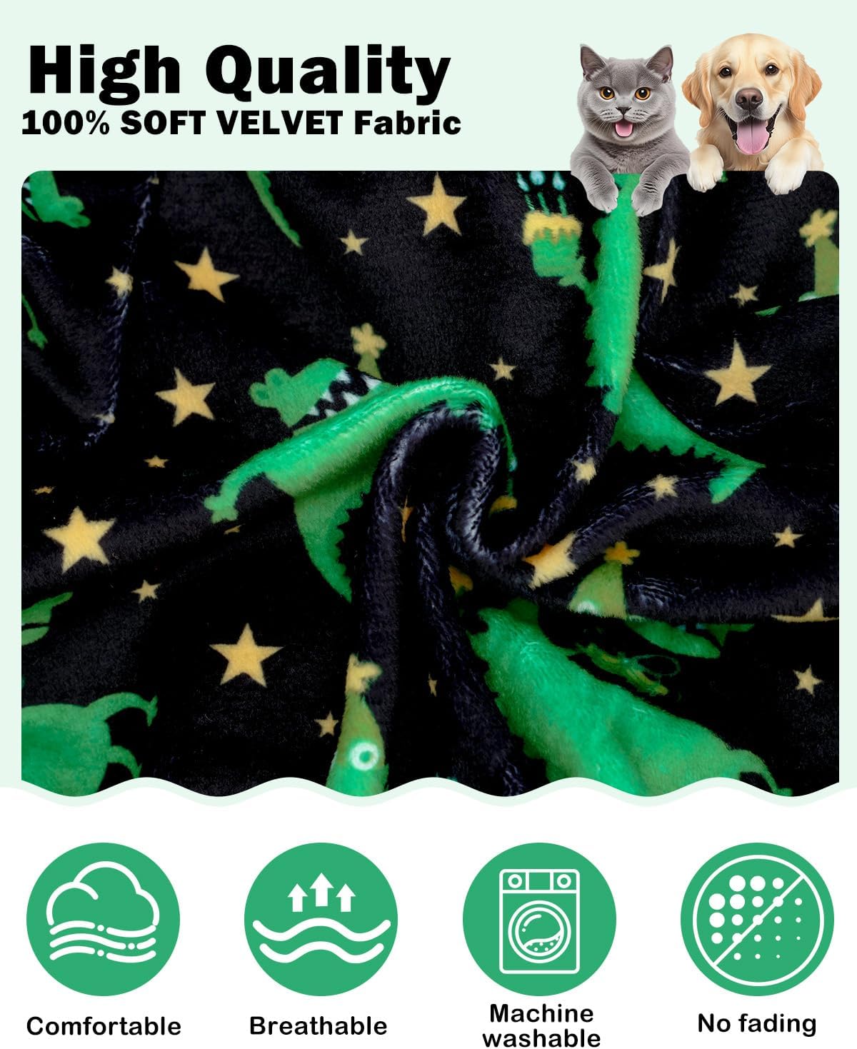 CuteBone Dinosaur Costume Dog Pajamas, Stretchy Spandex Crystal Velvet Sleepwear Coat for Small Dogs, Soft & Warm Pet Outfit Clothes for Cold Weather, Cozy Pullover Design COSP14M