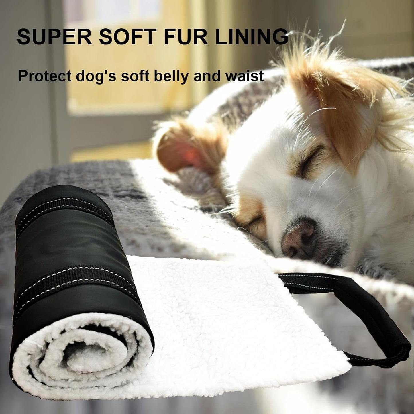 Leather Dog Lift Harness,Sling for Large Dogs Hind Leg Support,Support Harness for Back Legs,Dog Rear Lift Harness Assist for Senior,Injured,Post ACL,TPLO Surgery Recovery Essentials,Mobility aids L