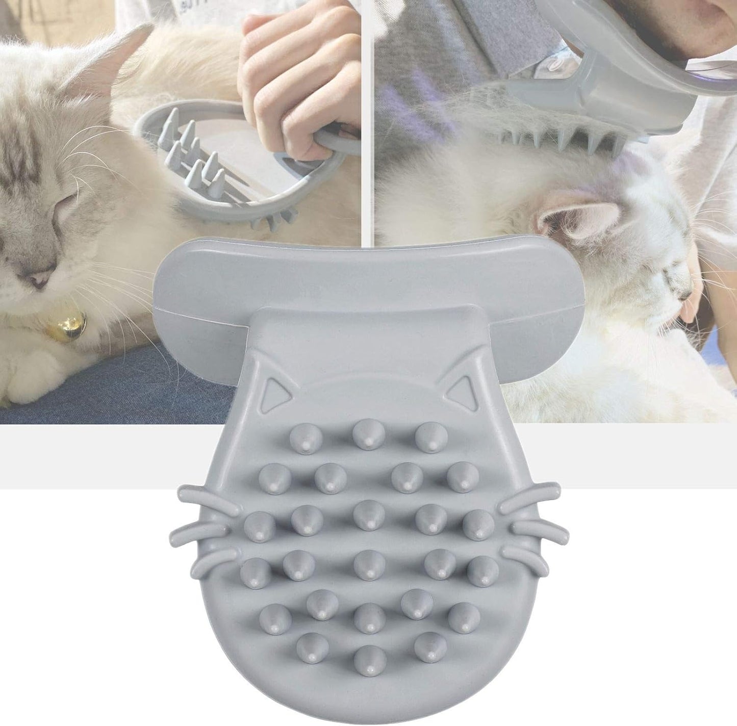 Cat Brush Shedding Grooming, Soft Massage Cat Tongue Brush, Licking Your Cat Like a Mama Cat to Comfort, Surprise Pet Gifts
