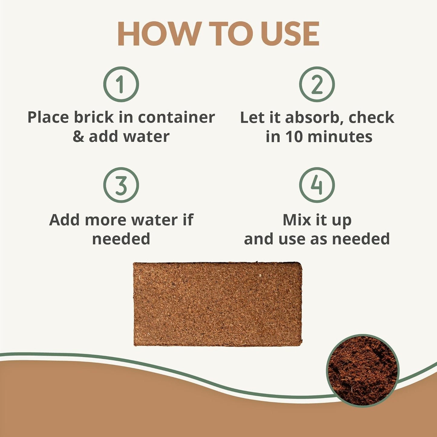 Coco Coir Brick (650gms) + Worm Bliss (1 Qt) + Char Bliss (1 Qt) - Organic Coco Coir for Plants - Worm Castings & Biochar for Plants - Soil Amendment & Organic Fertilizer Bundle - Potting Soil Mix
