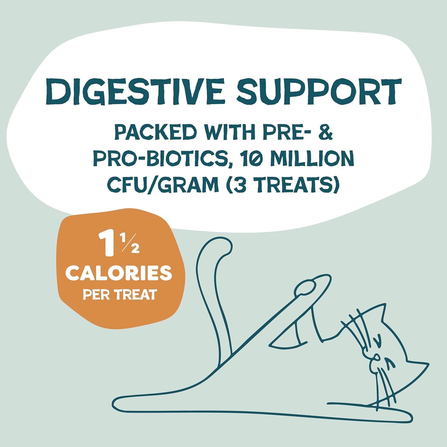 Shameless Pets Crunchy Cat Treats - Catnip Treats for Cats with Digestive Support, Kitten Treats with Real Ingredients, Natural & Healthy Flavored Feline Snacks - Catnip N Chill Chicken Liver, 1-pk