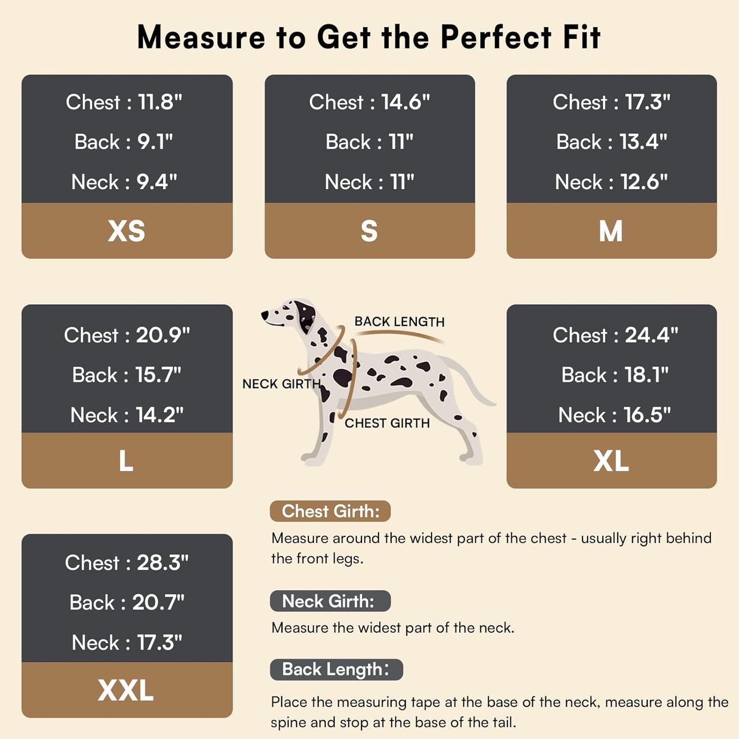 Queenmore Small Dog Pullover Sweater, Cold Weather Cable Knitwear, Classic Turtleneck Thick Warm Clothes for Chihuahua, Bulldog, Dachshund, Pug (Light Brown, X-Large)