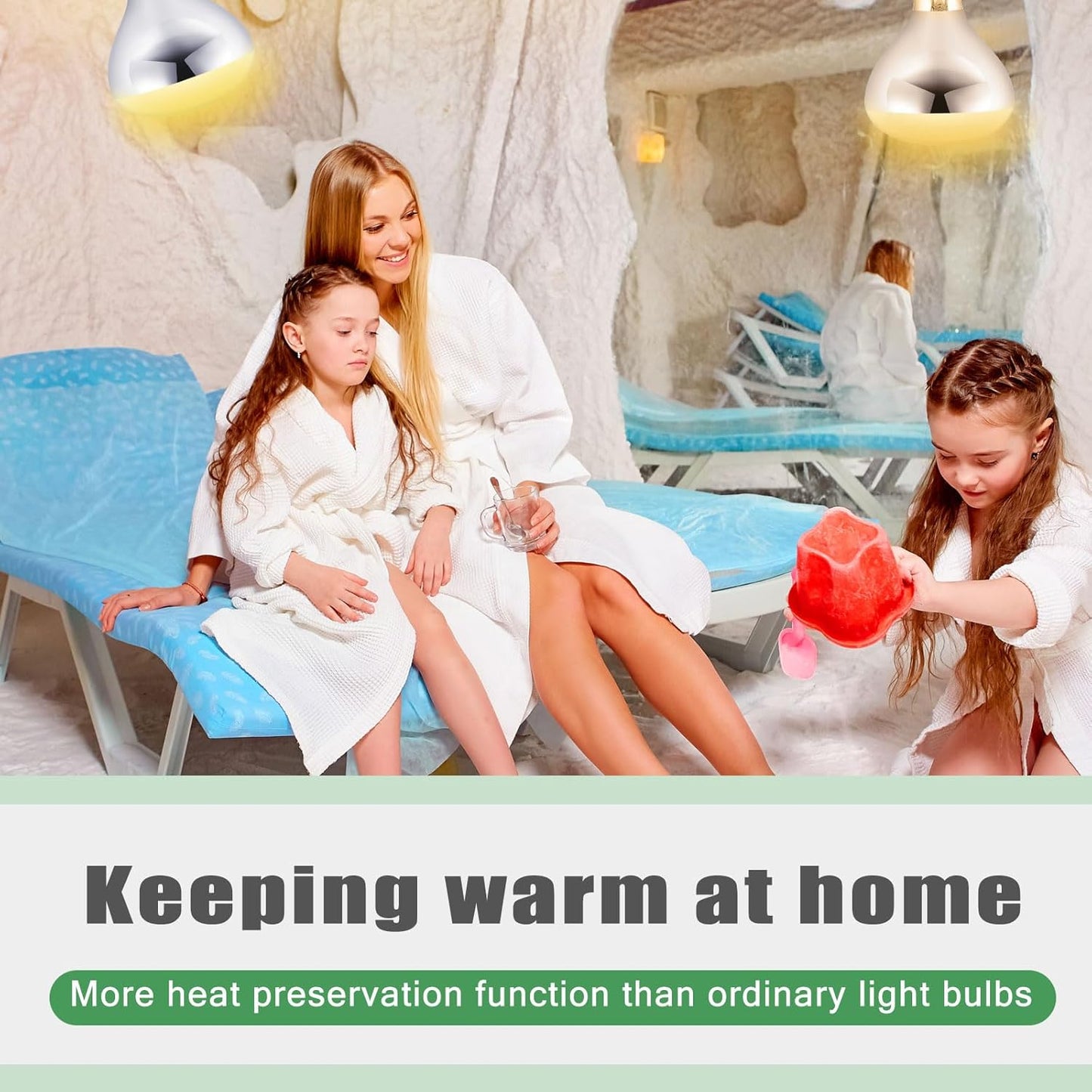 VIHOSE 4 Pack 250 Watt Heat Lamp 120v R40 Heat Lamp Bulbs Glass Incandescent Light Bulbs Incandescent Heating Lightbulbs for Reptiles Chicks Food Puppies Bathroom, Use E26 Base (Silver)