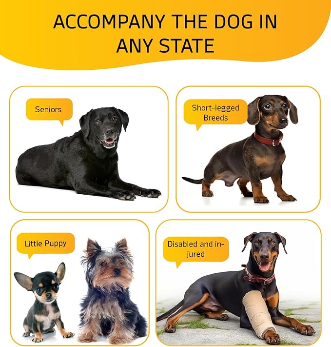 Dog Stairs for Bed, Dog Steps for Bed Couch Sofa, 35D Foam Pet Steps for Small Dogs and Cats, Extra Wide Pet Stairs with Non-Slip Bottom Brown, 3 Steps